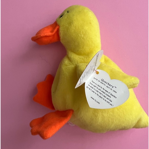 🦆 Rare Quackers Beanie Baby - Picture 2 of 4